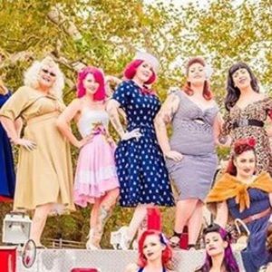 Sailor Inspired Pinup Dress